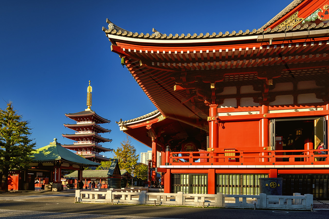 #190737-1 - Senso-ji Temple & Pagoda, Tokyo, Japan
