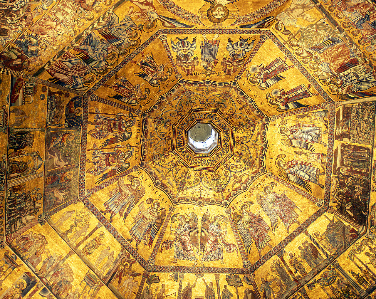 #200344-1 - Ceiling Design of the Bapistry, Florence, Tuscany, Italy