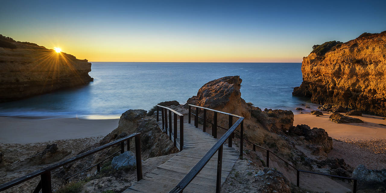 #400016-1 - Praia da Albandeira at Sunrise, Algarve, Portugal