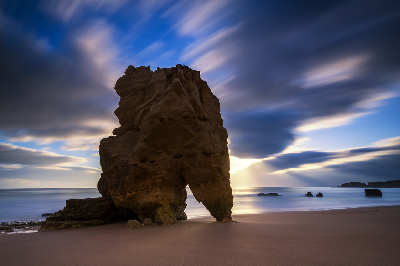 #400025-1 - Natural Sea Arch on Beach, Algarve, Portugal