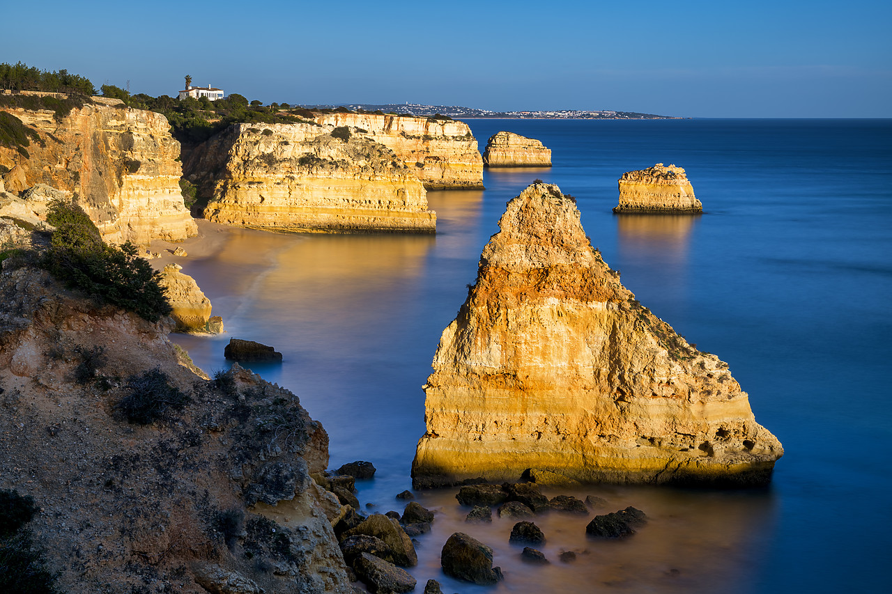 #400027-1 - Sea Stacks at Praia da Marinha, Caramujeira, Lagoa, Algarve Portugal