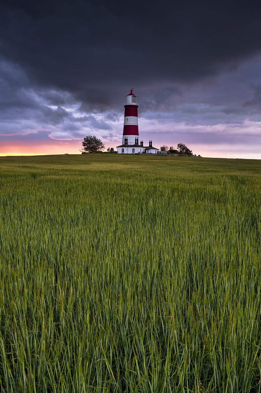 #400123-2 - Storm Clouds at Sunset over Happisburgh Lighthouse, Norfolk, England