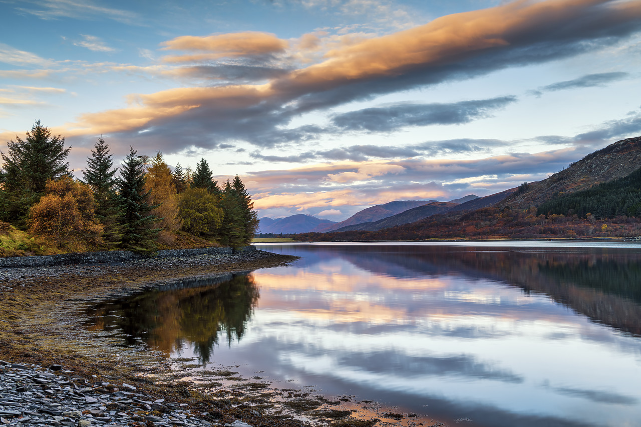#400294-1 - Loch Leven Morning Reflections, Highlands, Scotland