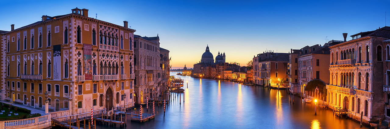 #400312-2 - Dawn View of Grand Canal from Accademia Bridge, Venice, Italy