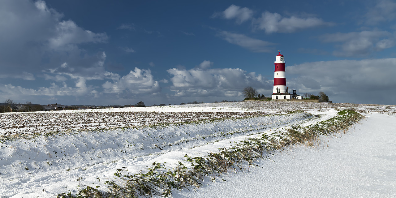 #410017-1 - Happisburgh Lighthouse in Winter, Happisburgh, Norfolk, England