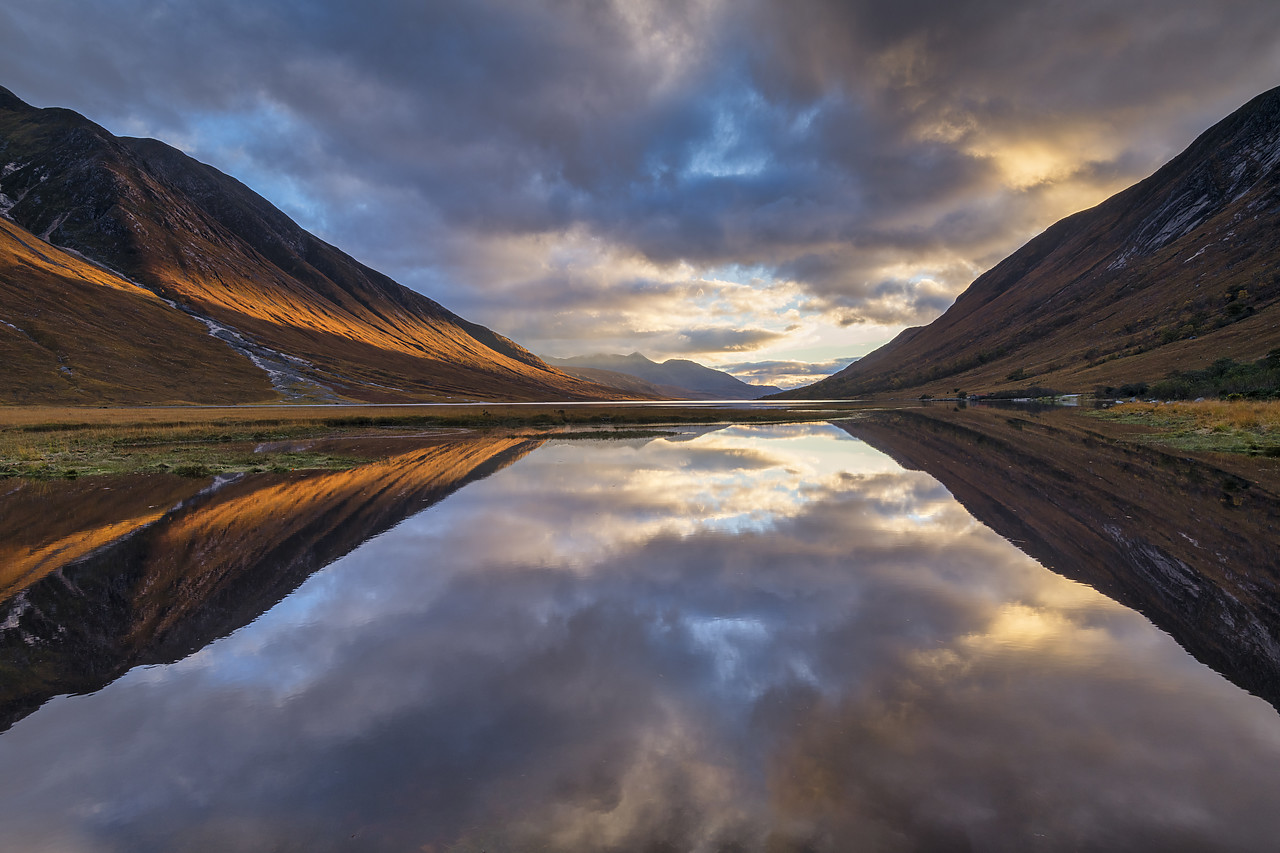 #410448-1 - Loch Etive Reflections at Sunset, Argyll & Bute, Scotland