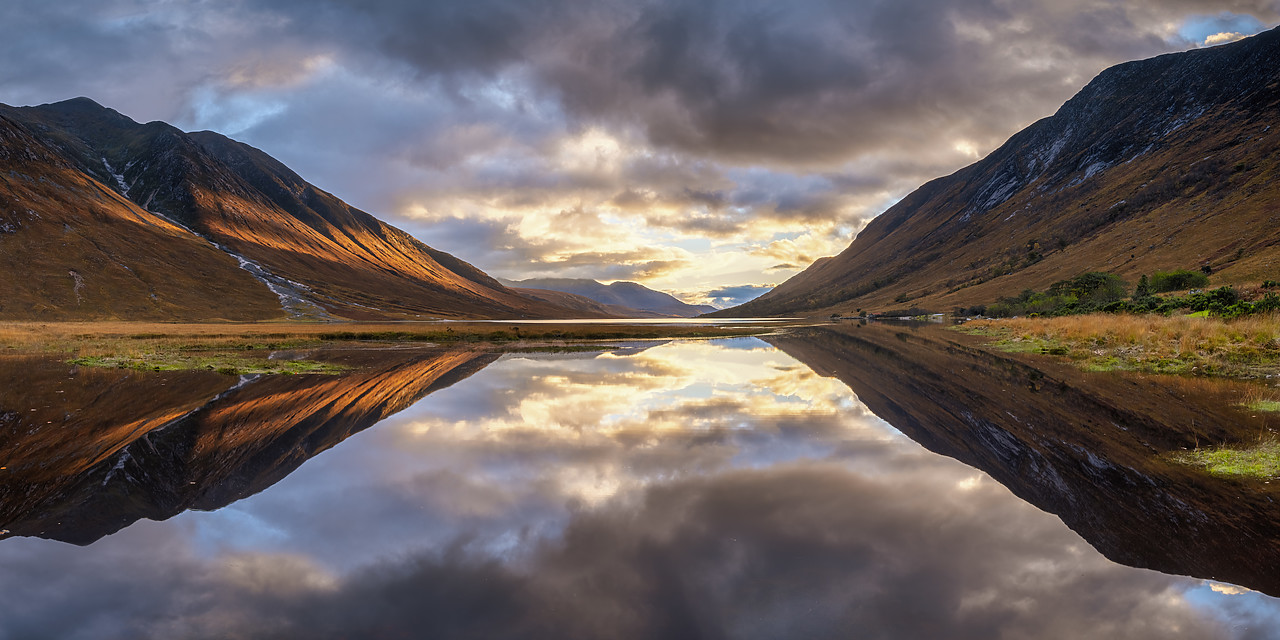 #410448-2 - Loch Etive Reflections at Sunset, Argyll & Bute, Scotland