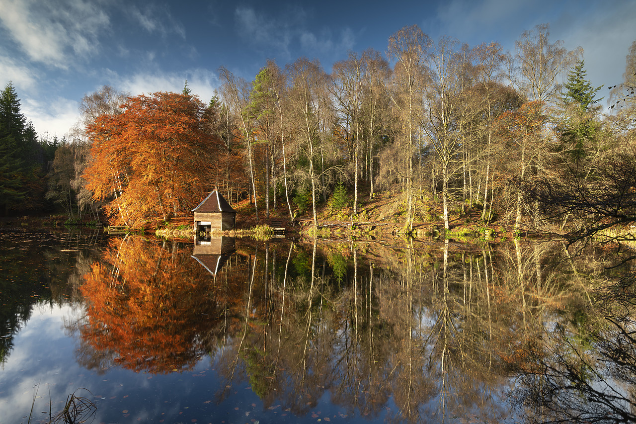 #410475-1 - Loch Dunmore in Autumn, Pitlochry, Perthshire, Scotland
