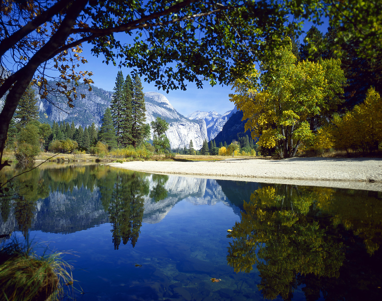 #8320-3 - Merced River Reflections, Yosemite National Park, California, USA