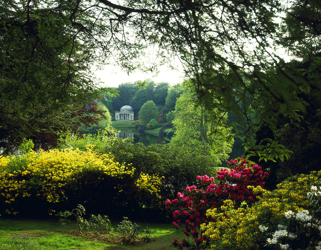 #87893-1 - Stourhead Gardens in Spring, Wiltshire, England