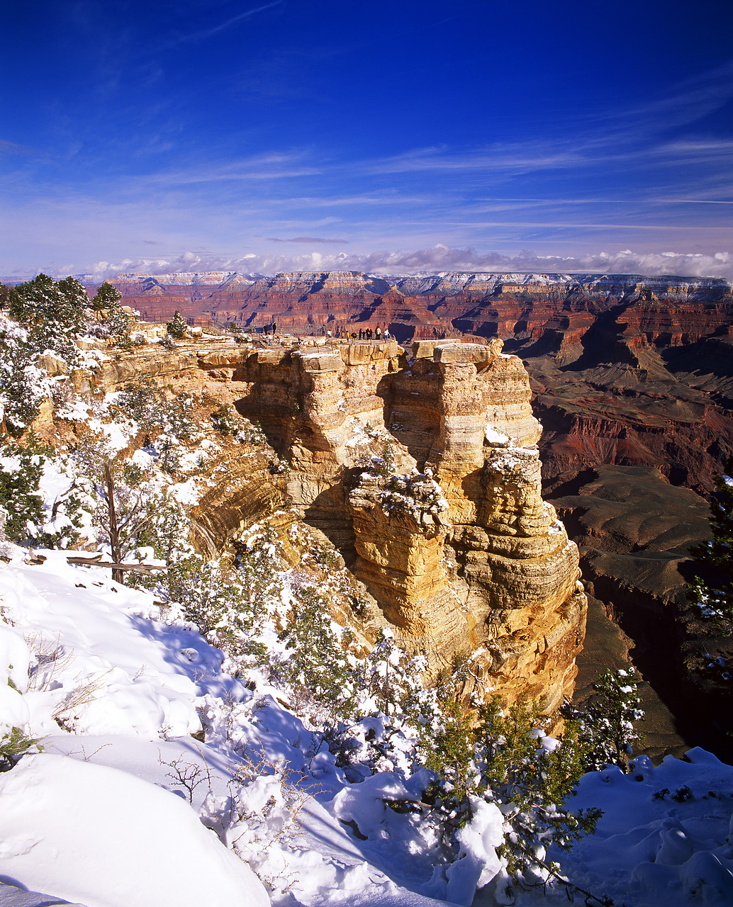 #980568-8 - Mather Point in Winter, Grand Canyon National Park, Arizona, USA