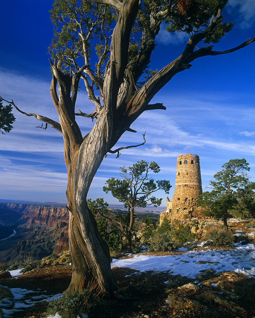 #980782-3 - The Watchtower at Desert View, Grand Canyon National Park, Arizona, USA